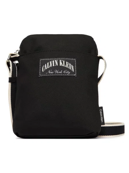 Torbica za okrog pasu Calvin Klein Graphic Capsule Reporter črna