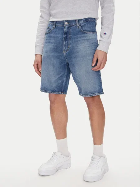 Tommy Jeans Džínsové šortky Isaac modrá