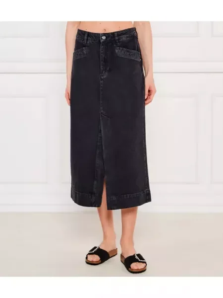 BOSS BLACK De blugi fustă SEMAIRE negru