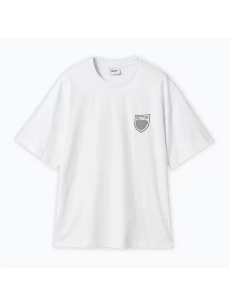 Tricou pentru bărbați PROSTO Splash Shield white alb