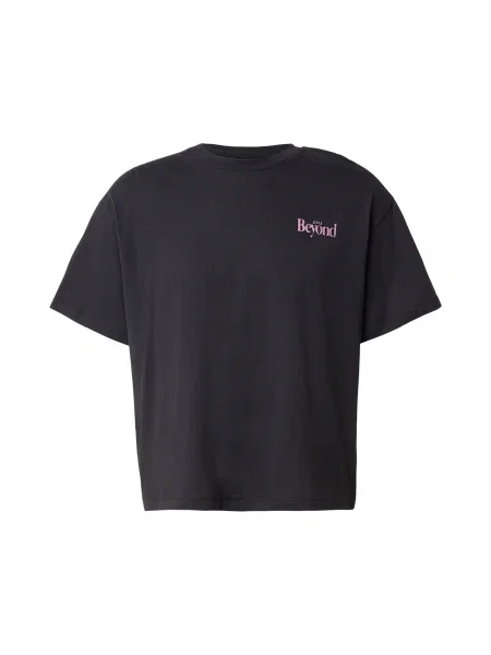 JACK & JONES Tričko JORBEYOND režná / světle šedá / lenvandulová černá