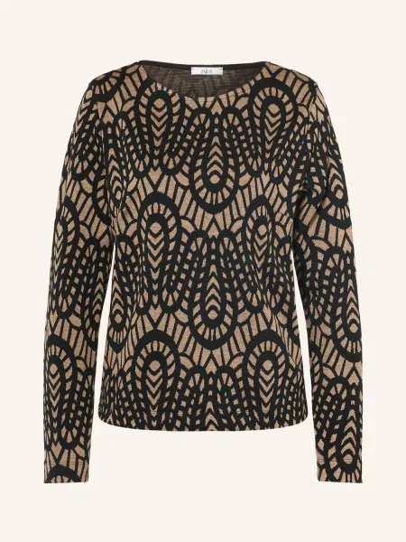 Zaída Sweter beige czarny