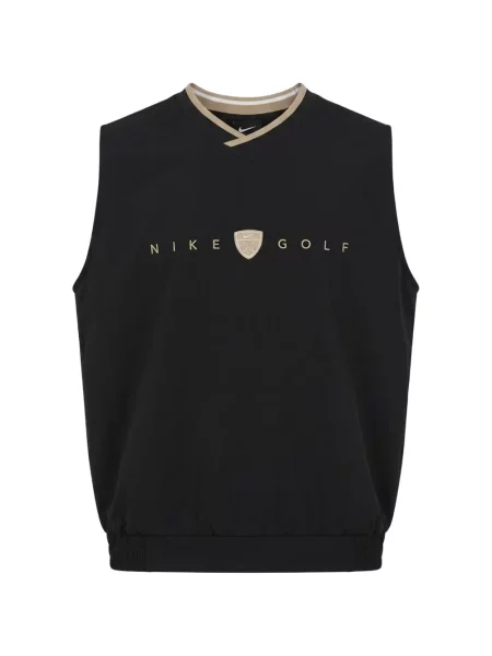 Tricou Nike cu broderie cu decolteu în V retro roz