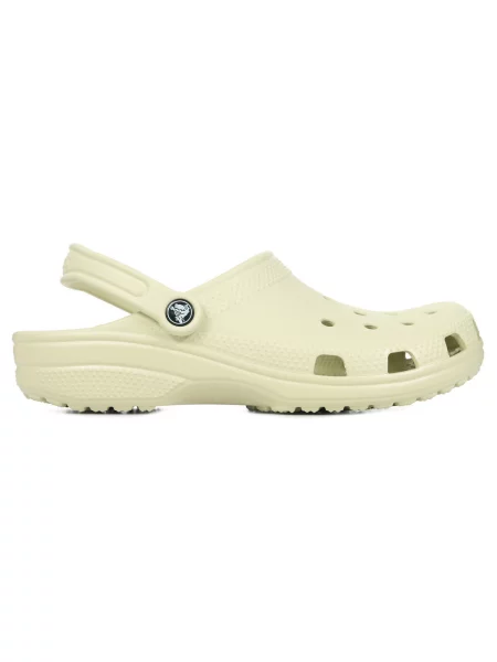 Klasické pantofle Crocs béžové