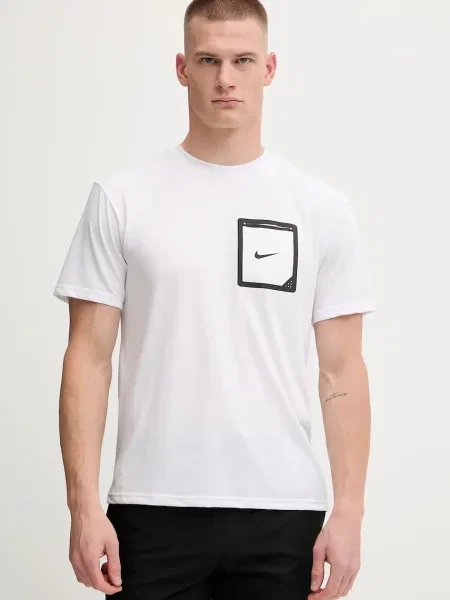 Nike Plavecké tričko bílé