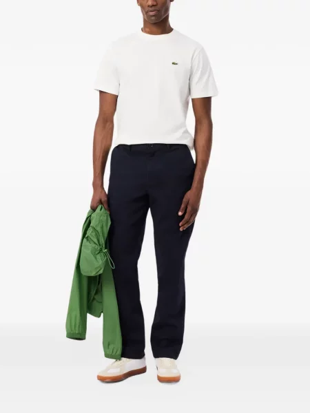 Pantaloni chino Lacoste albastru
