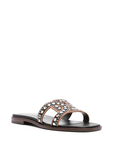 Sandale Tod's fără toc negru