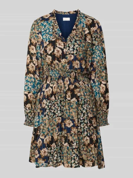 Sukienka mini z dekoltem w serek Apricot