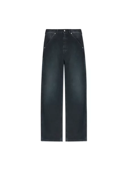 Jeansy Marni z logo niebieskie