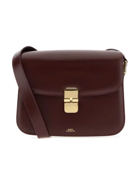 Torebka crossbody A.p.c. fioletowa