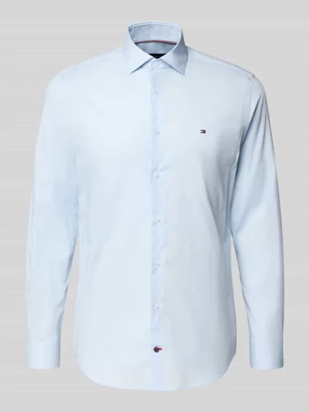Koszula Tommy Hilfiger Tailored biznesowa niebieska