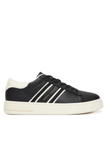 ARMANI EXCHANGE Niske tenisice / bijela crna