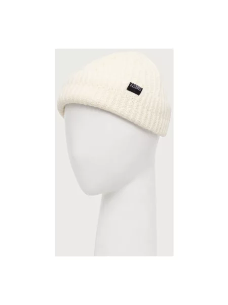 Maison Margiela czapka beanie z wełną beżowa