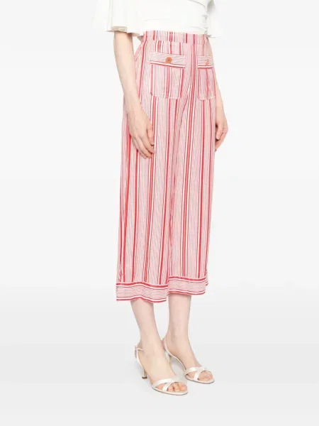 Pantaloni palazzo Elisabetta Franchi roșu