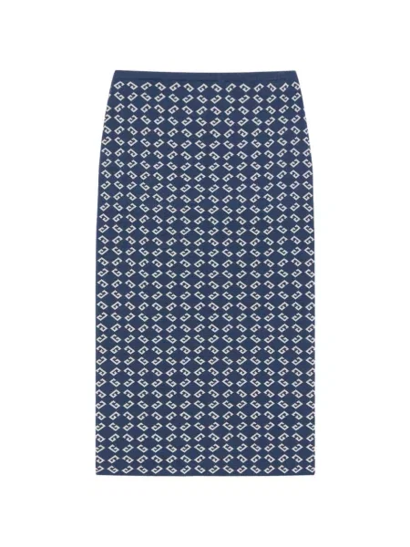 Fustă Givenchy din jacard albastru