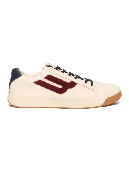 Sneakersy Bally skórzane beżowe