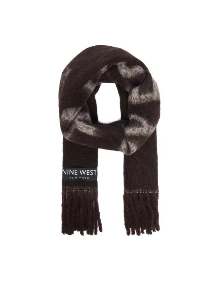 Κασκόλ Nine West καφέ