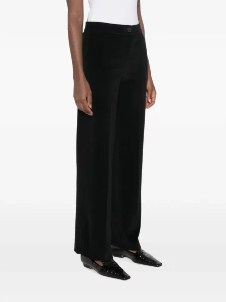Pantaloni Ottod’ame de catifea negru