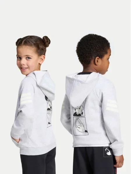Adidas Суитшърт Disney Mickey Mouse Sweatshirt сив