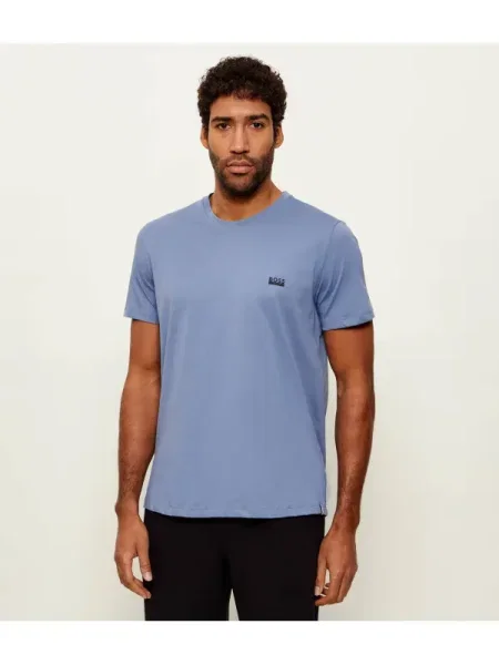 BOSS Tricou Rn Bleumarin negru