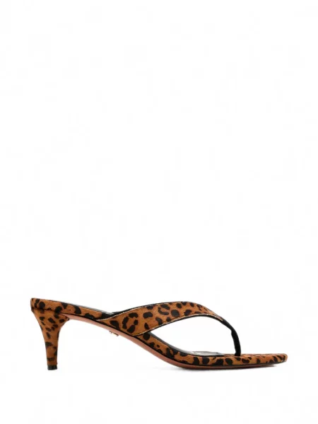 Sandale Sam Edelman cu imagine cu imprimeu animal print maro