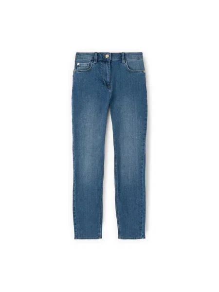 Skinny jeansy skinny Motivi niebieskie