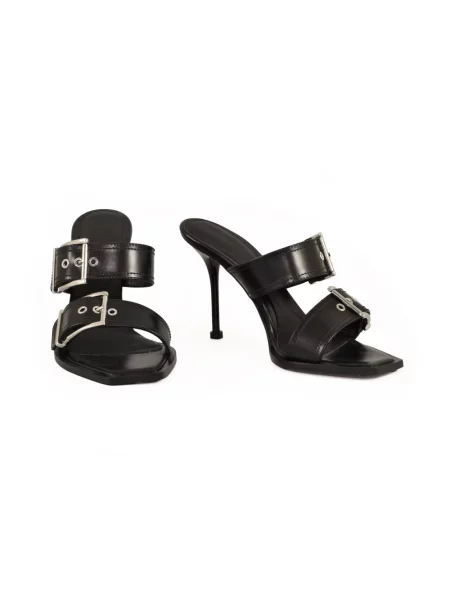 Klapki Alexander Mcqueen czarne