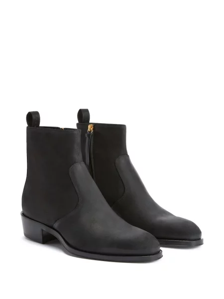 Cizme scurte Giuseppe Zanotti din piele de căprioară negru