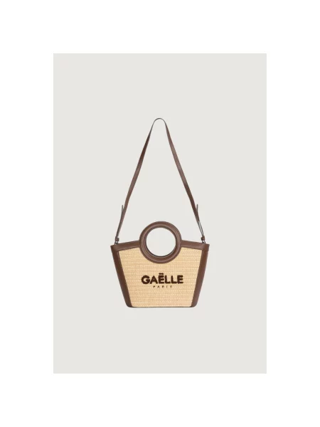 Rucsac Gaëlle Paris din piele de oaie maro