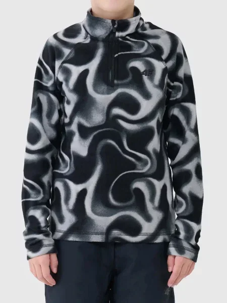 Gyerek fleece melegítő felső 4f fehér