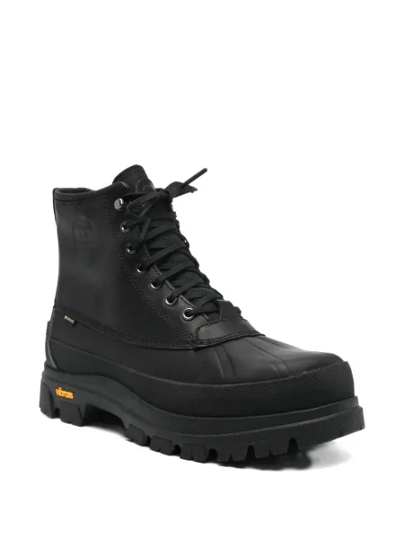 Botine Sorel cu șireturi din piele negru