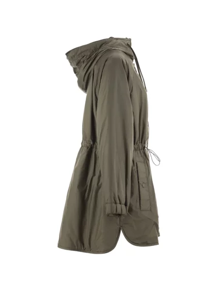 Geacă parka Weekend Max Mara cu glugă verde