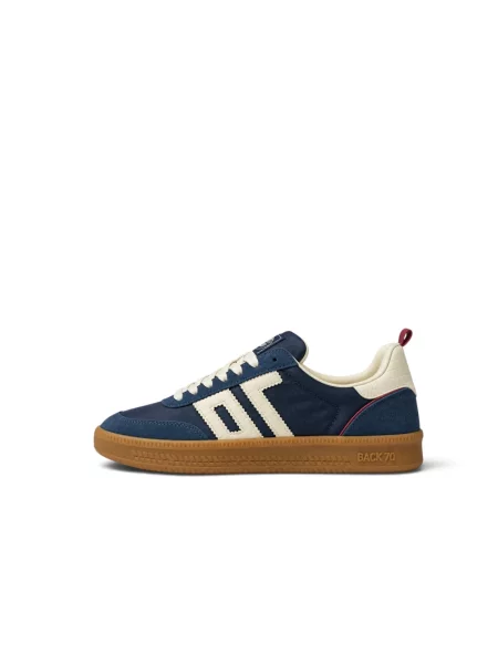 Sneakersy Back70 skórzane niebieskie