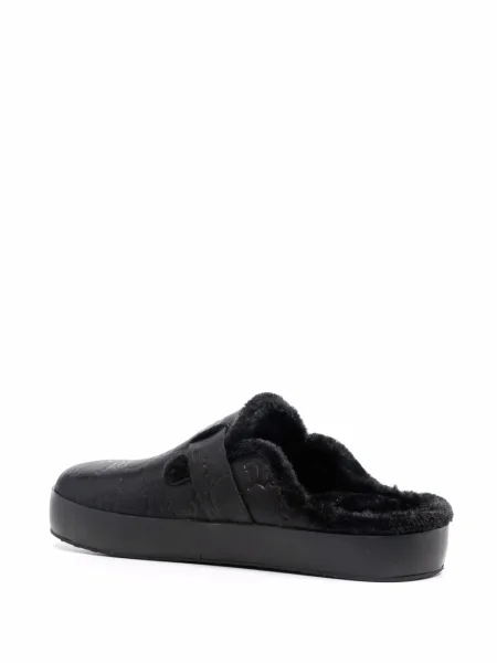 Papuci tip mules Misbhv negru