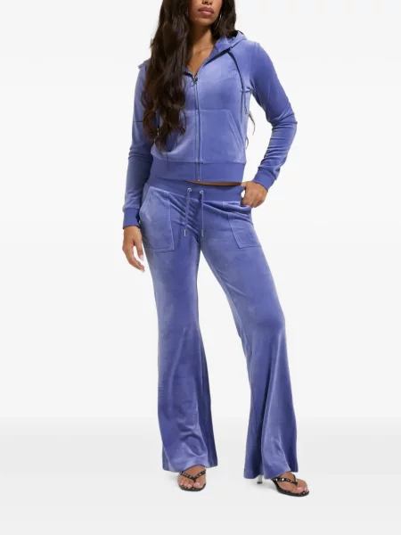 Τρέξιμο παντελόνι Juicy Couture με κορδόνι μπλε
