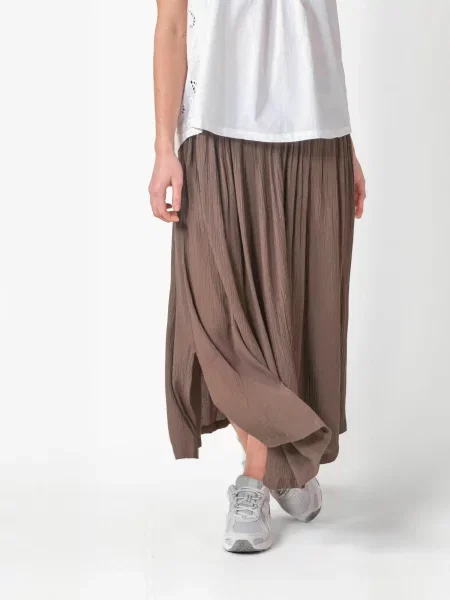 Klitmøller Collective Fustă Jade taupe gri