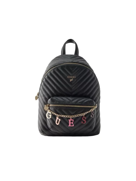GUESS Rucsac rosé / roz deschis / roşu închis negru