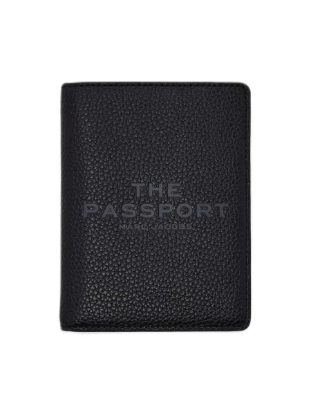 Portfel Marc Jacobs skórzany czarny