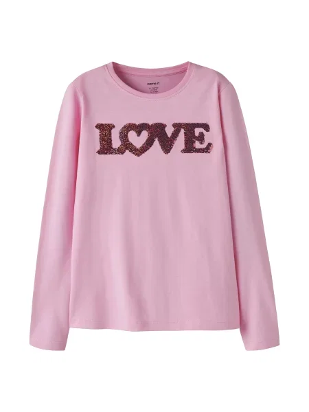 NAME IT Tricou NKFNtrine / roşu închis roz