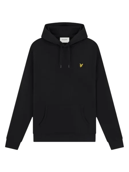Hanorac cu glugă Lyle & Scott negru