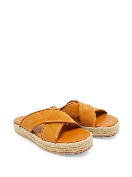 Espadrile Gianvito Rossi cu bretele maro