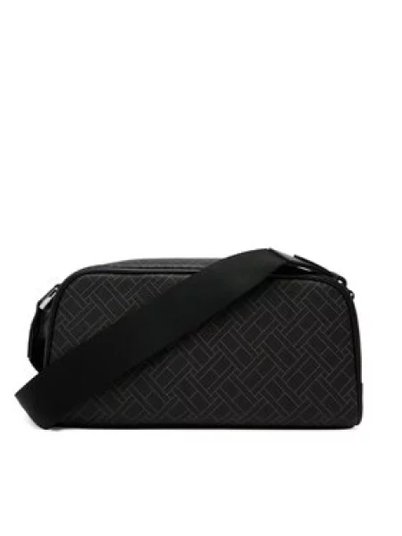 Torbica za okrog pasu Tommy Hilfiger Th Flag Monogram Camera Bag črna