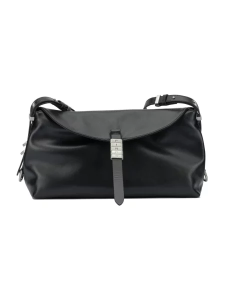 Torebka skórzana Pinko elegancka czarna