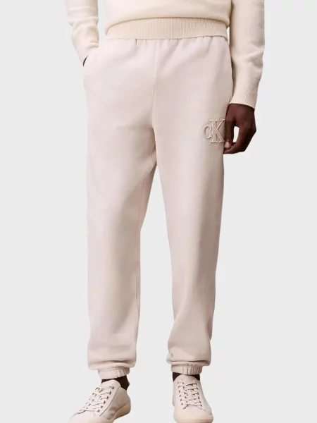 Штани Calvin Klein Jeans білі