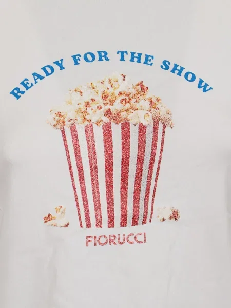 Tricou Fiorucci cu imagine alb