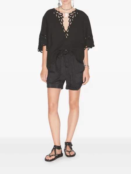 Pantaloni scurți Marant Etoile negru