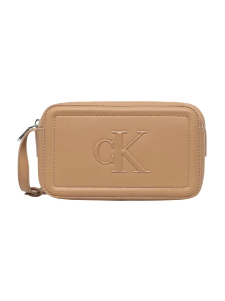 Calvin Klein Torebka Bold Ck Camera Bag  beżowy