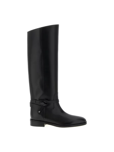 Kozaki Jimmy Choo skórzane czarne