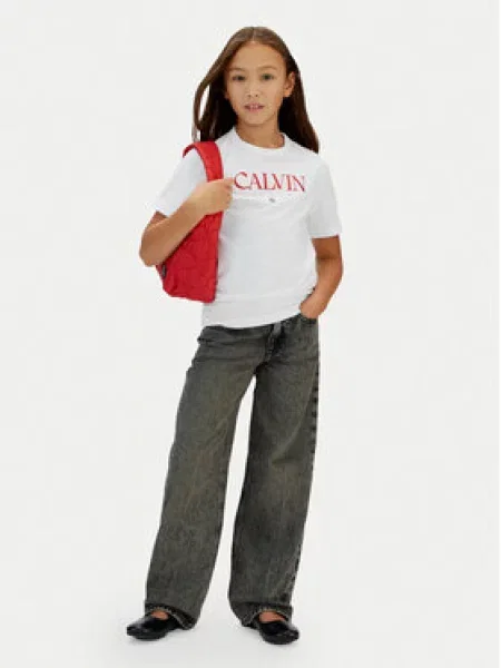Calvin Klein Jeans Marškinėliai balta