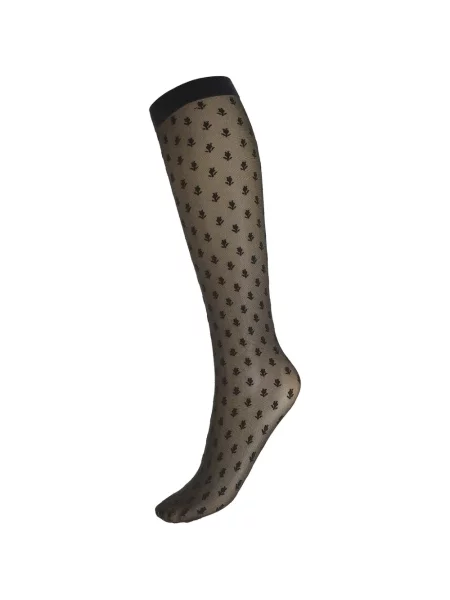 Șosete Wolford cu model floral negru